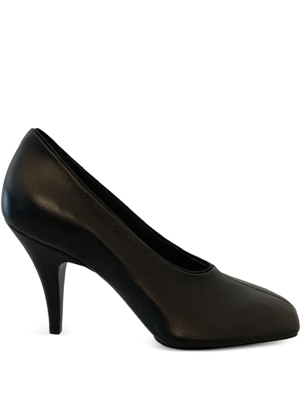 Phoebe Philo square-toe leather pumps | Brown | Image 1
