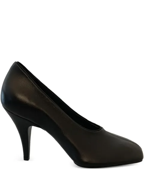 Phoebe Philo square-toe leather pumps