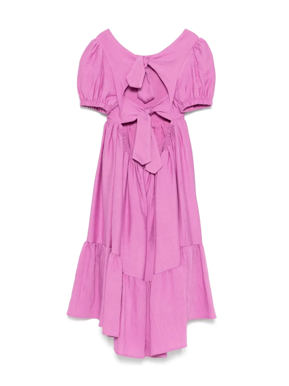 Miss Grant Kids ruffled dress - Roze