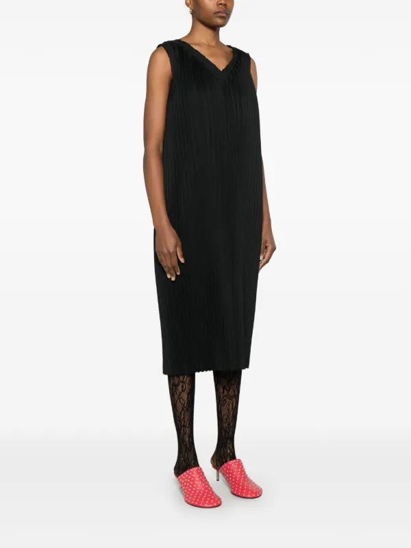Comme Des Garçons Comme Des Garçons プリーツ ドレス | ブラック 