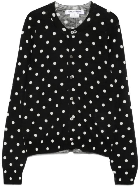Comme Des Garçons Comme Des Garçons polka-dot cardigan 