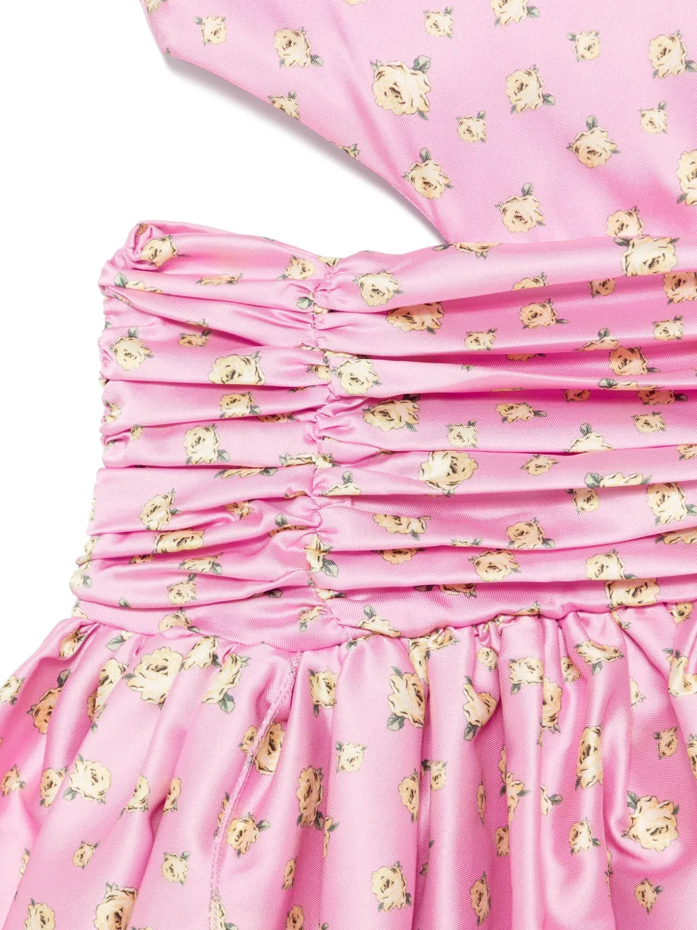 Miss Grant Kids Jurk met satijnen afwerking en uitgesneden details Roze
