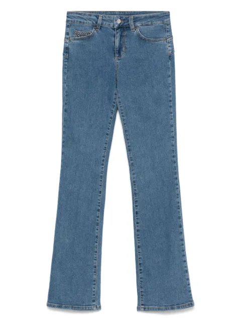 LIU JO rhinestone-embellished jeans
