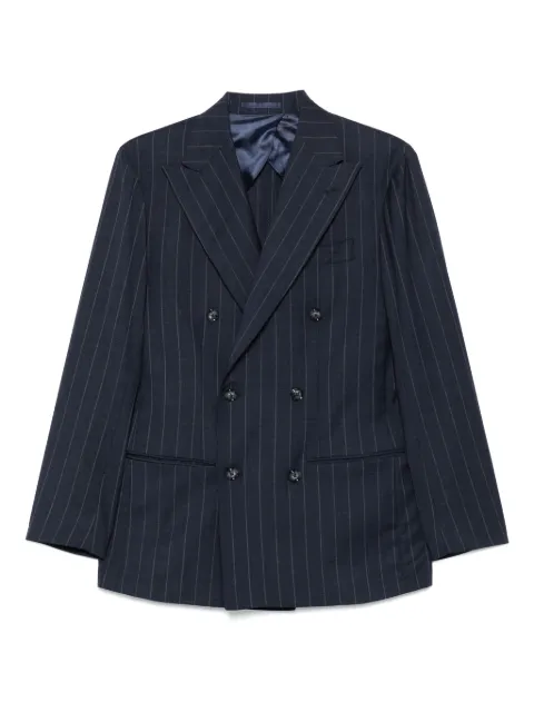 Barba blazer con motivo de rayas