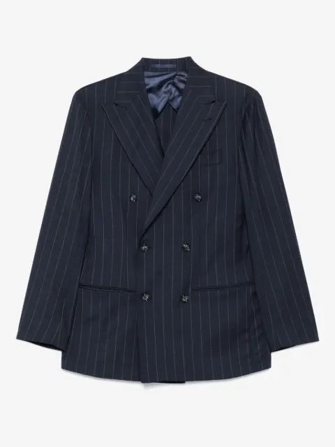 Barba striped blazer
