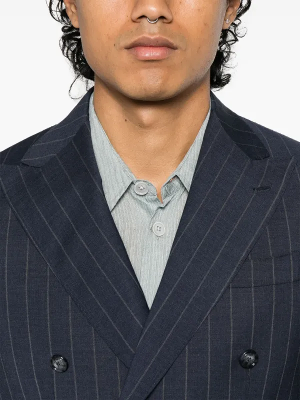 Barba ストライプ ジャケット | ブルー | FARFETCH JP
