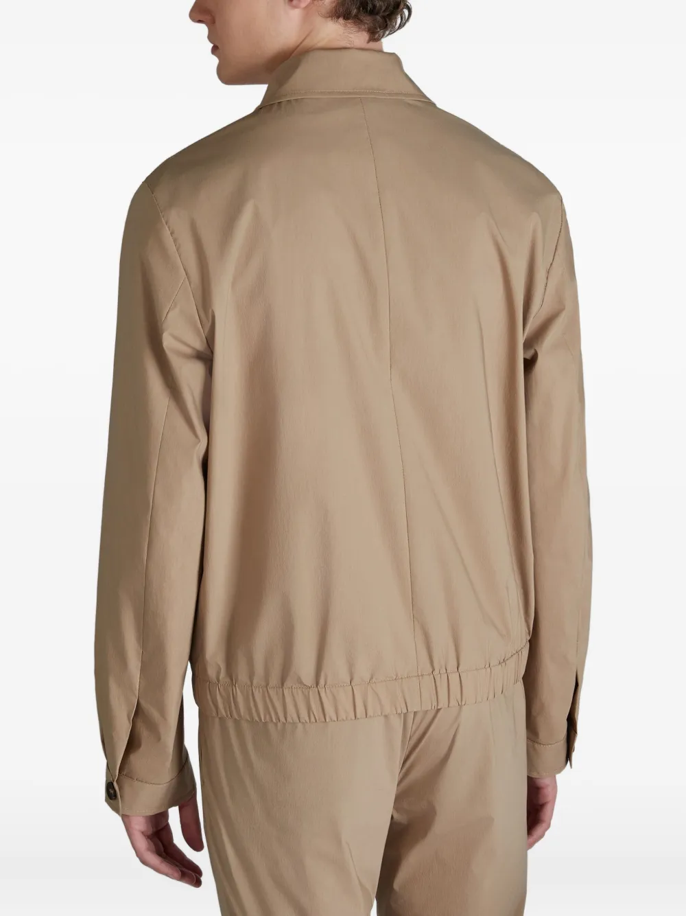Incotex Lichtgewicht bomberjack Beige