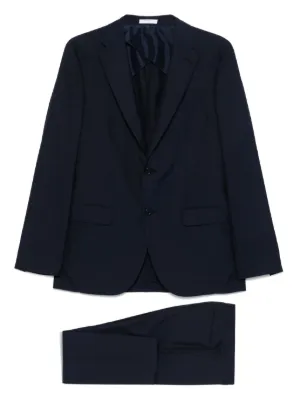Boglioli チェック スーツ | ブルー | FARFETCH JP