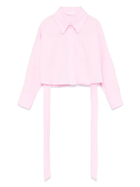 Miss Grant Kids strap-embellished shirt