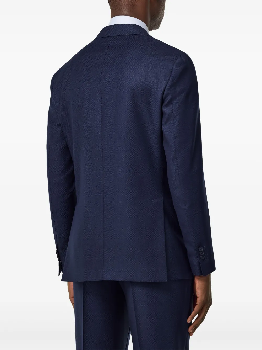 Boggi Milano Jack van scheerwol Blauw