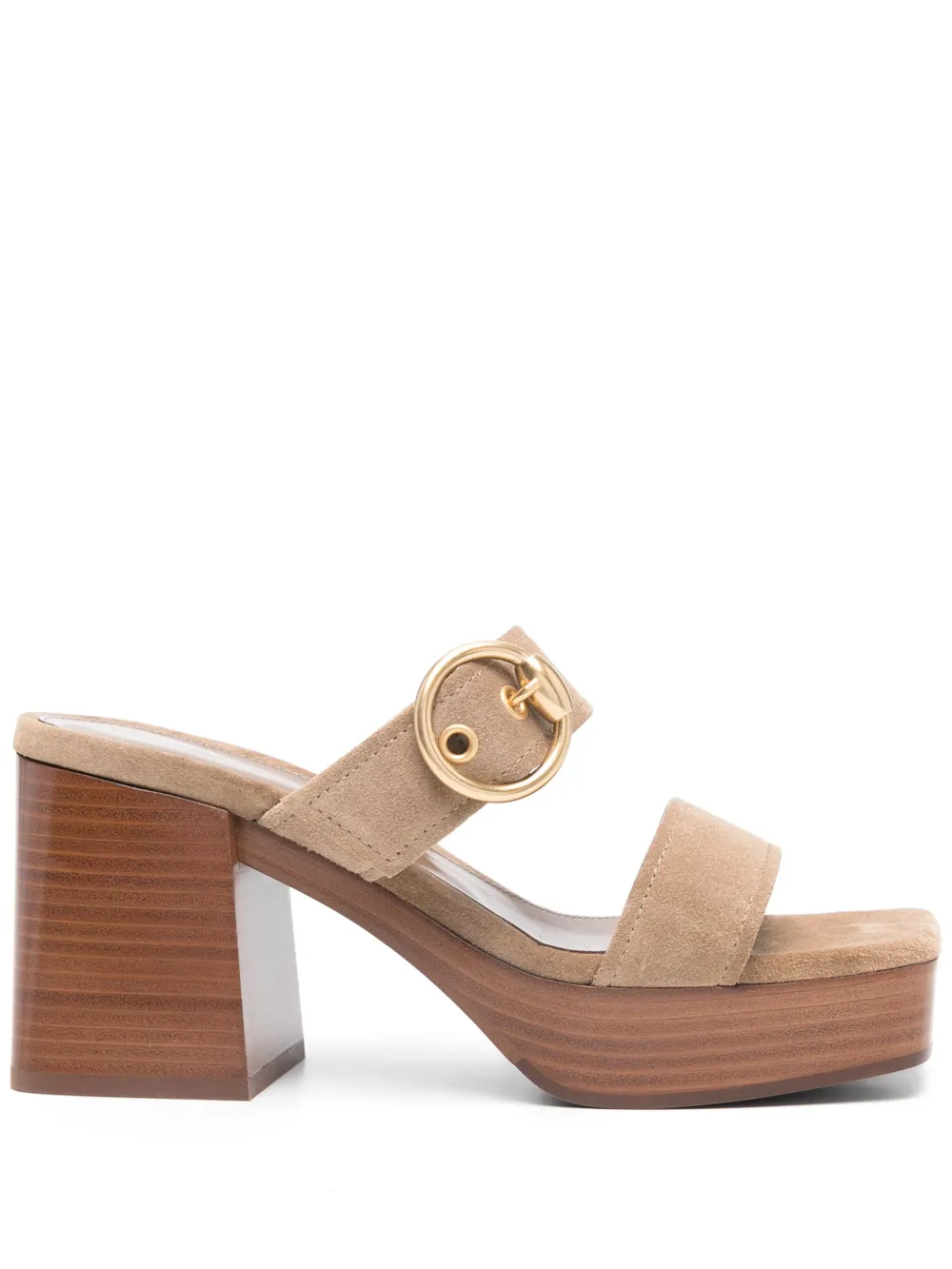 Gianvito Rossi 90mm suede sandals Brown