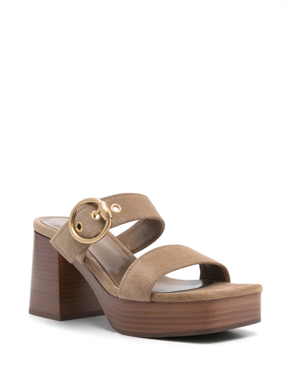 Gianvito Rossi 90mm suede sandals Brown