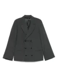 Random Identities micro-pattern blazer - Grey