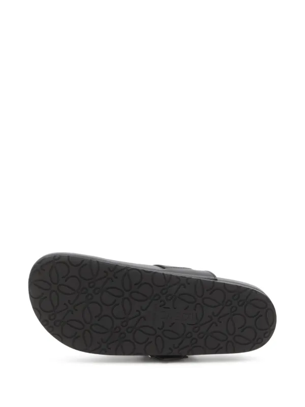 サンダル LOEWE  Slippers and Clogs Men Leather Black LOEWE - Ease Buckle clogs | Leam Roma - Luxury Shopping Online