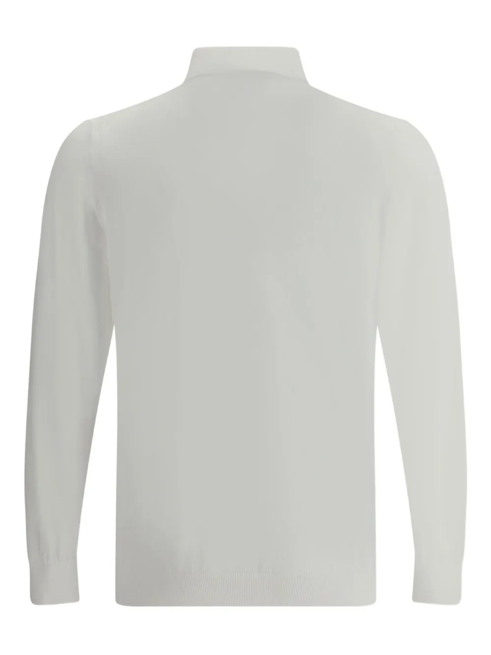 Moorer long-sleeve ribbed-collar polo shirt | Image 2