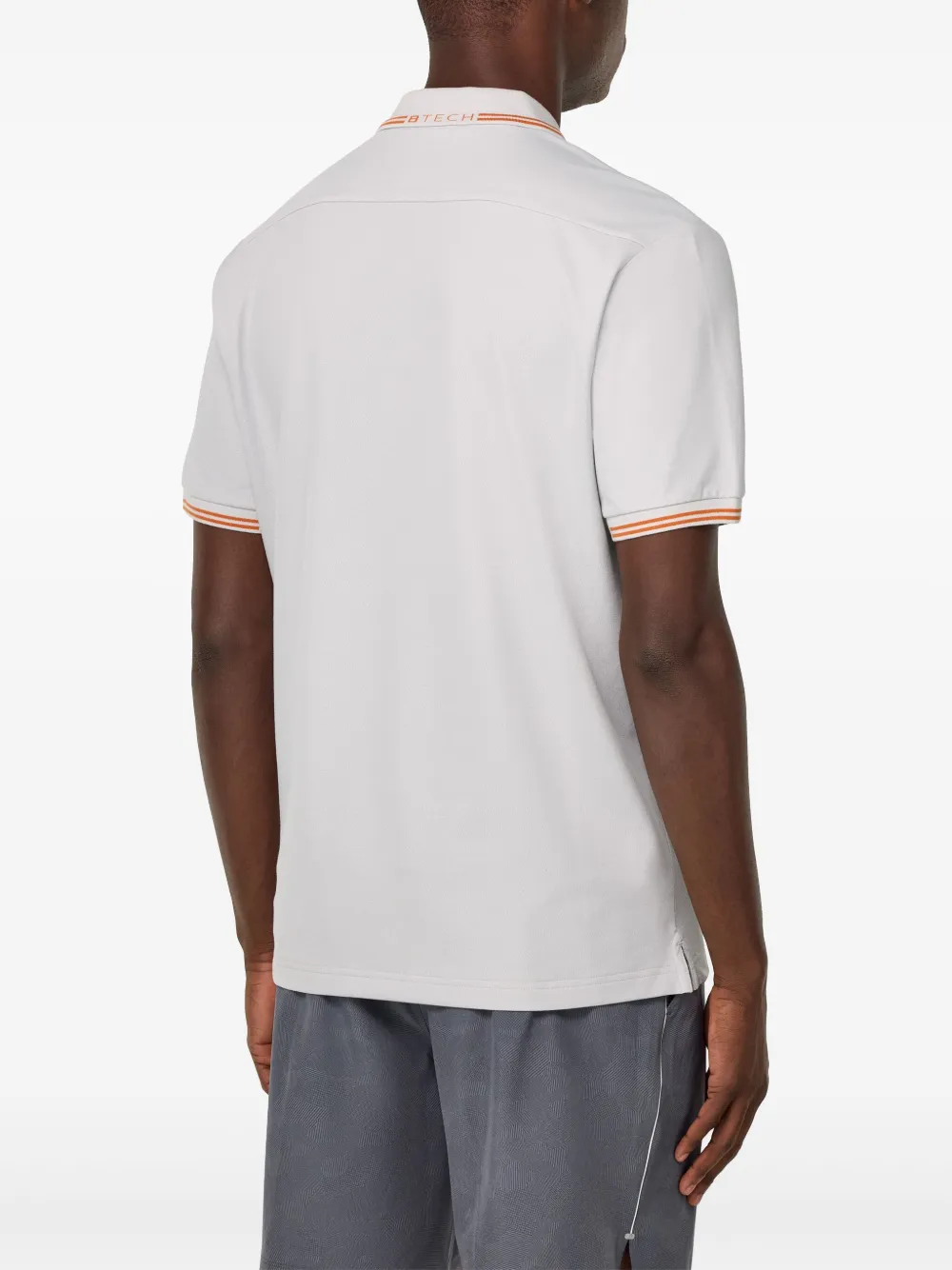 Boggi Milano Cool Jade-Fresh poloshirt Grijs