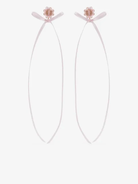 Simone Rocha bow ribbon stud earrings