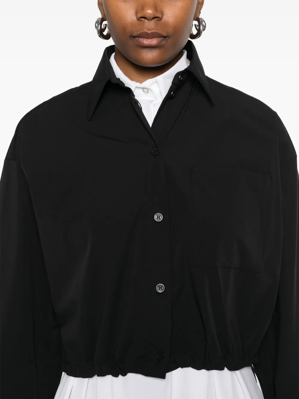 Herno Blouse met lange mouwen Zwart