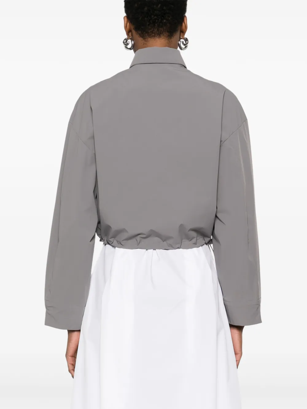 Herno Slim-fit blouse Grijs