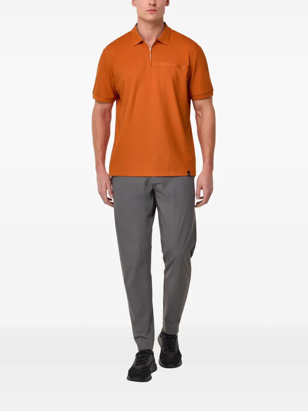 Boggi Milano Cool Jade-Fresh polo shirt - Oranje