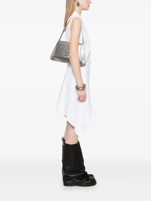 【GIVENCHY】国内発送 4G Liquid ショルダーバッグ Givenchy 4G Liquid ショルダーバッグ | グレー | FARFETCH JP