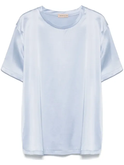 Blanca Vita satin T-shirt