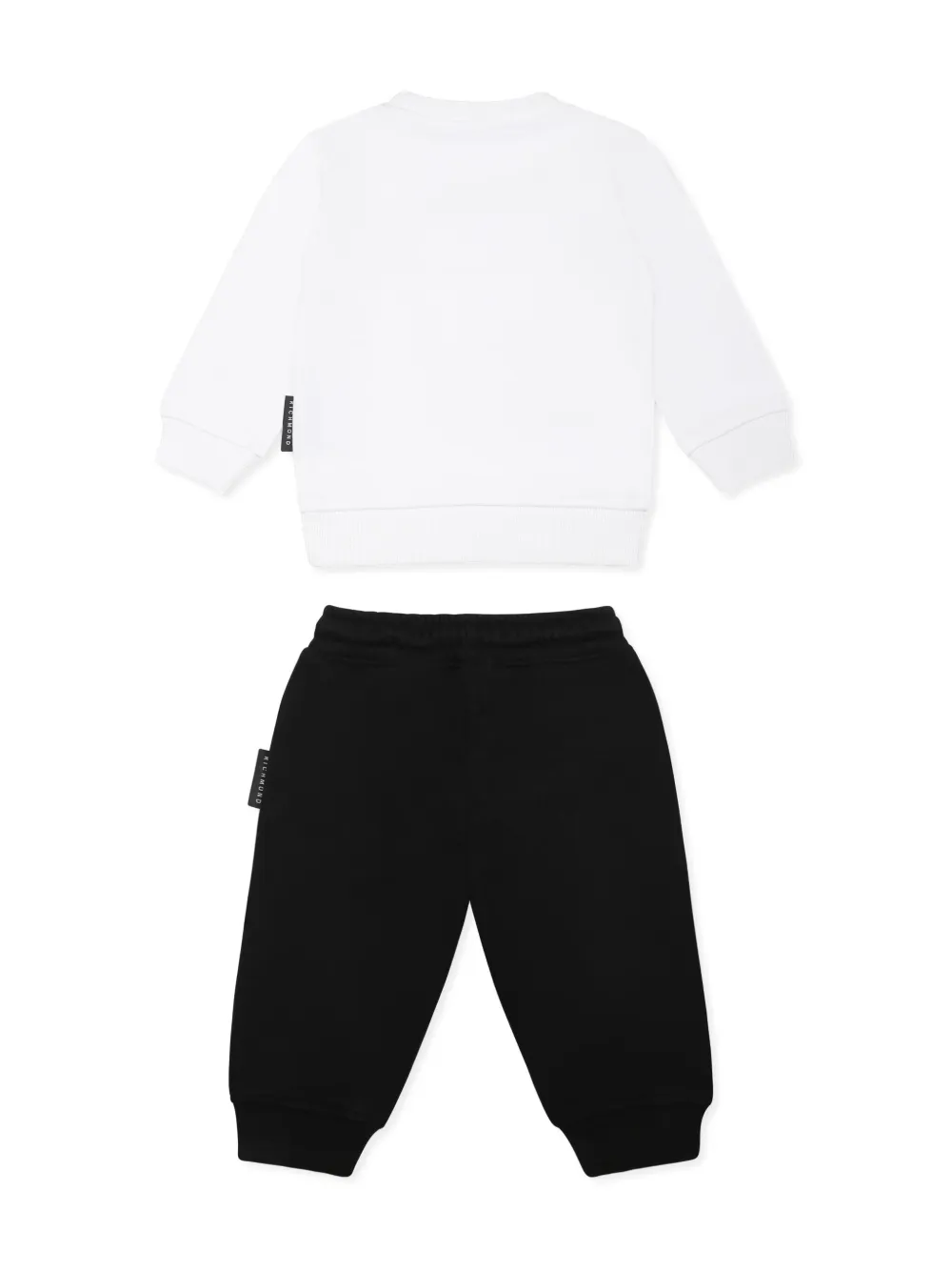 John Richmond Junior Trainingspak met logoprint Zwart