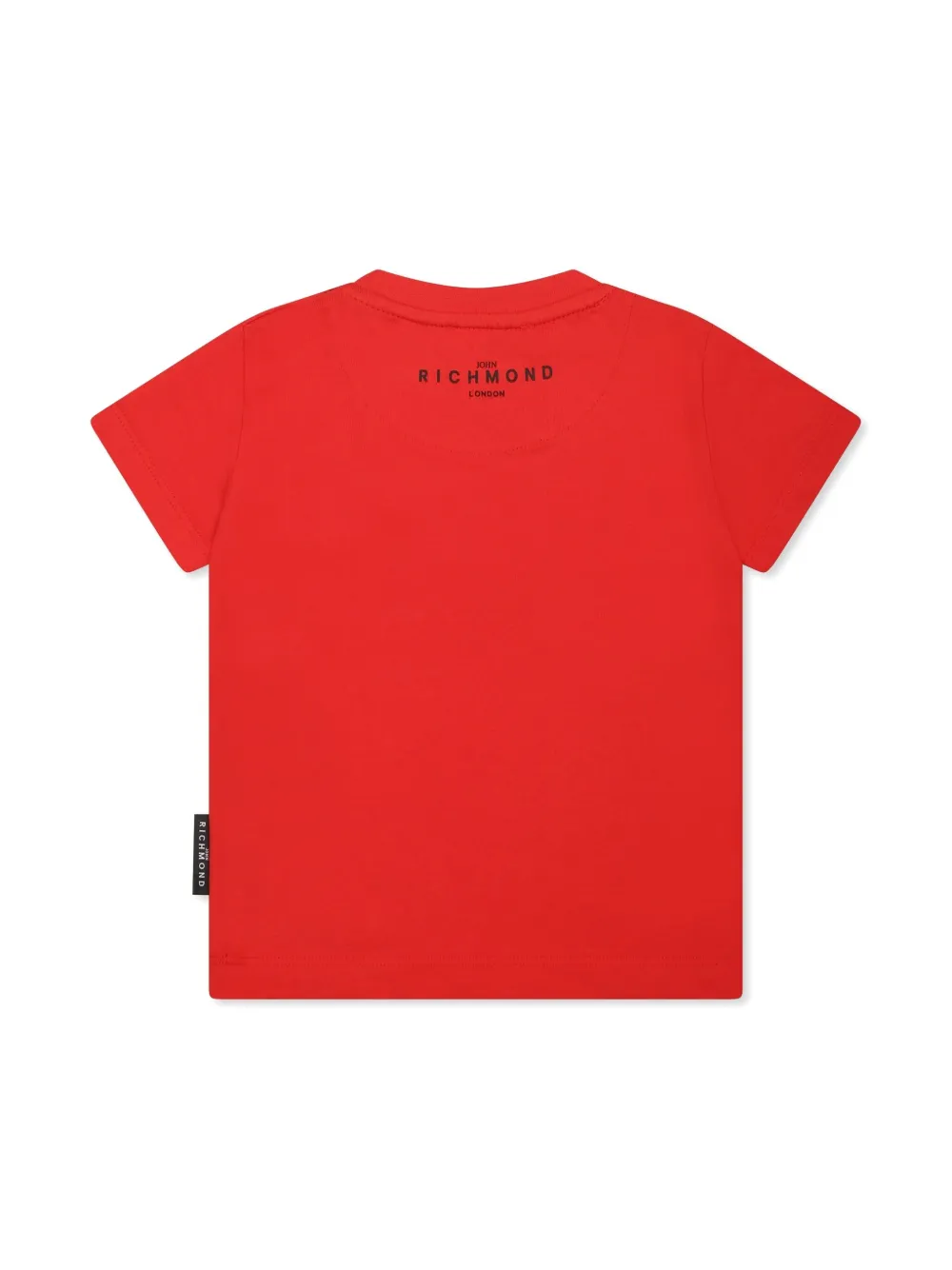 John Richmond Junior T-shirt met logoprint Rood
