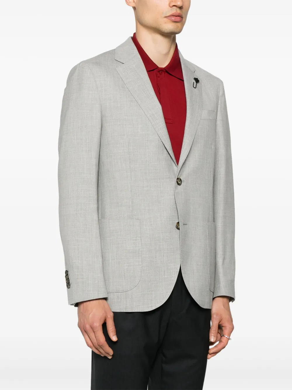 Lardini Lichtgewicht blazer Grijs