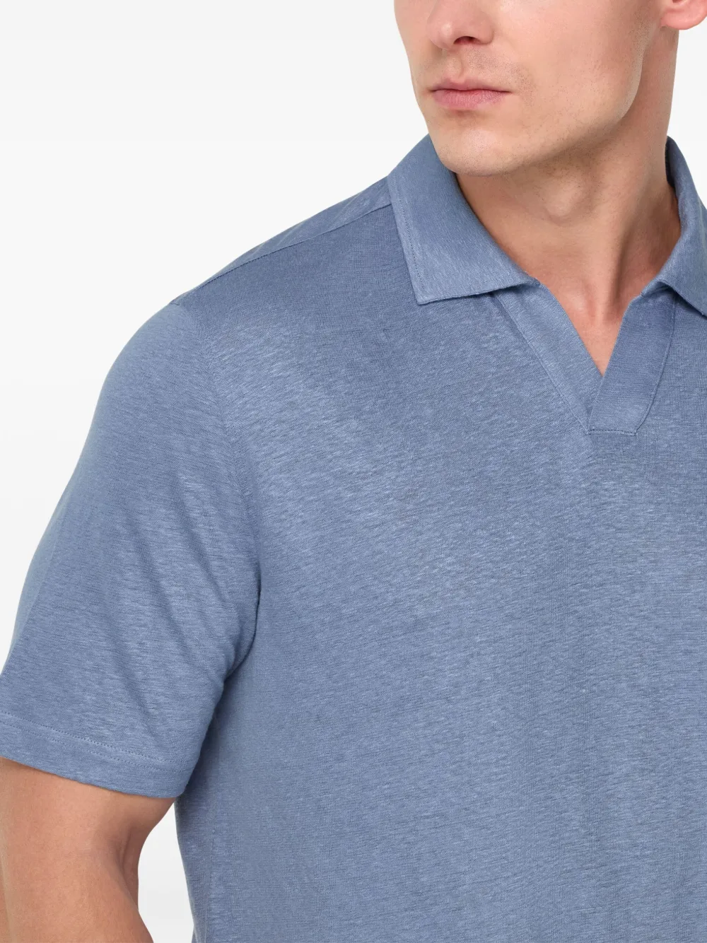 Boggi Milano Polo in lino | Image 5