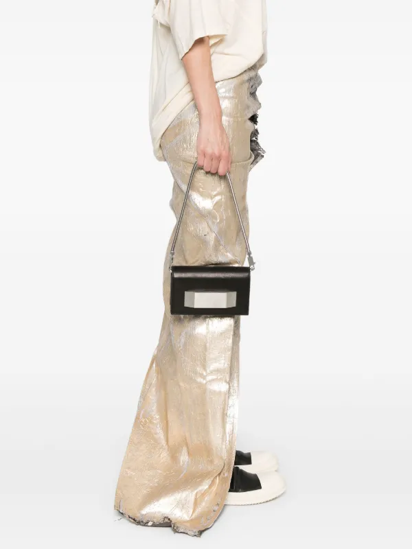 Rick Owens Mini Griffin Clutch Bag | Black | FARFETCH