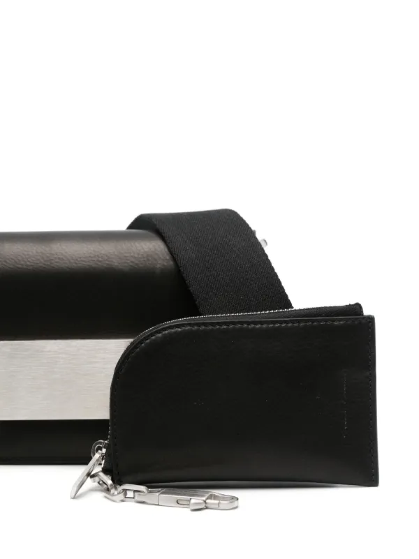 Rick Owens Mini Griffin Clutch Bag | Black | FARFETCH