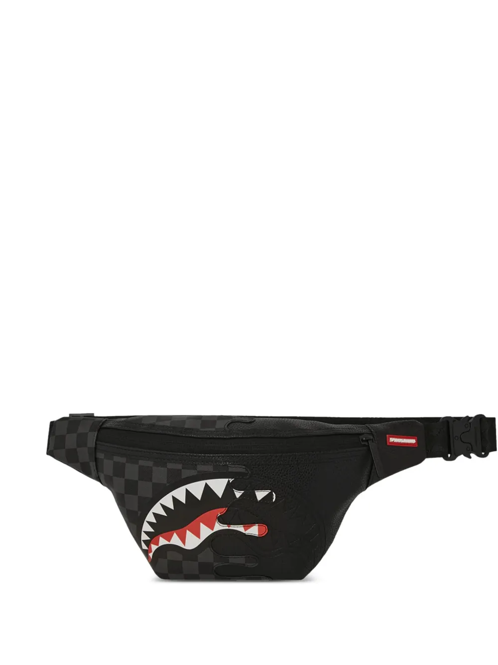 Sprayground Drip Check Shark ベルトバッグ | ブラック | Image 1