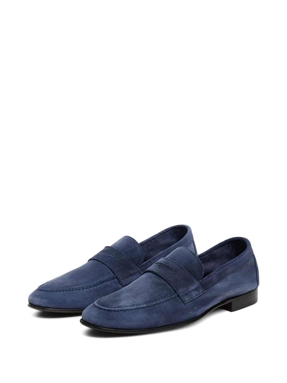 Boggi Milano Suède loafers - Blauw