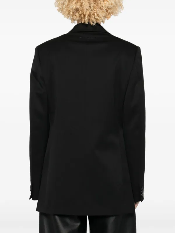 MM6 シングルジャケット MM6 Maison Margiela シングルジャケット | ブラック | FARFETCH JP