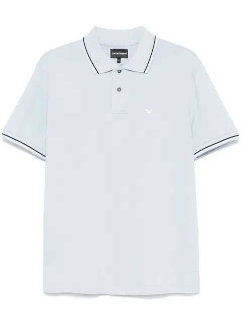 Emporio Armani logo-print polo shirt