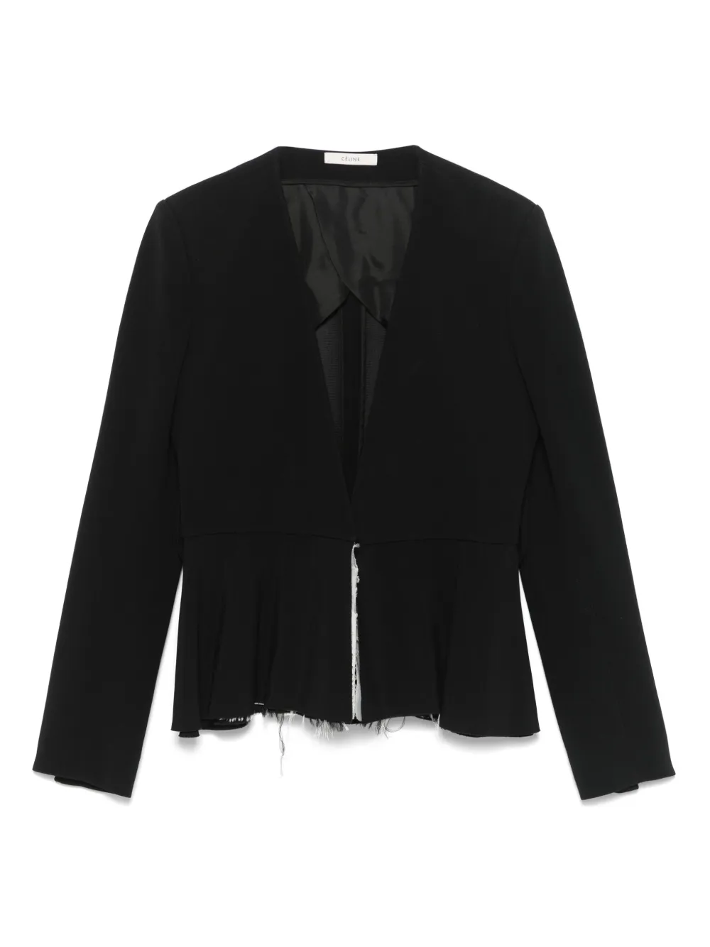 Céline Pre-Owned 2000s クロップド ジャケット - BLACK Céline Pre-Owned 2000s クロップド ジャケット - BLACK