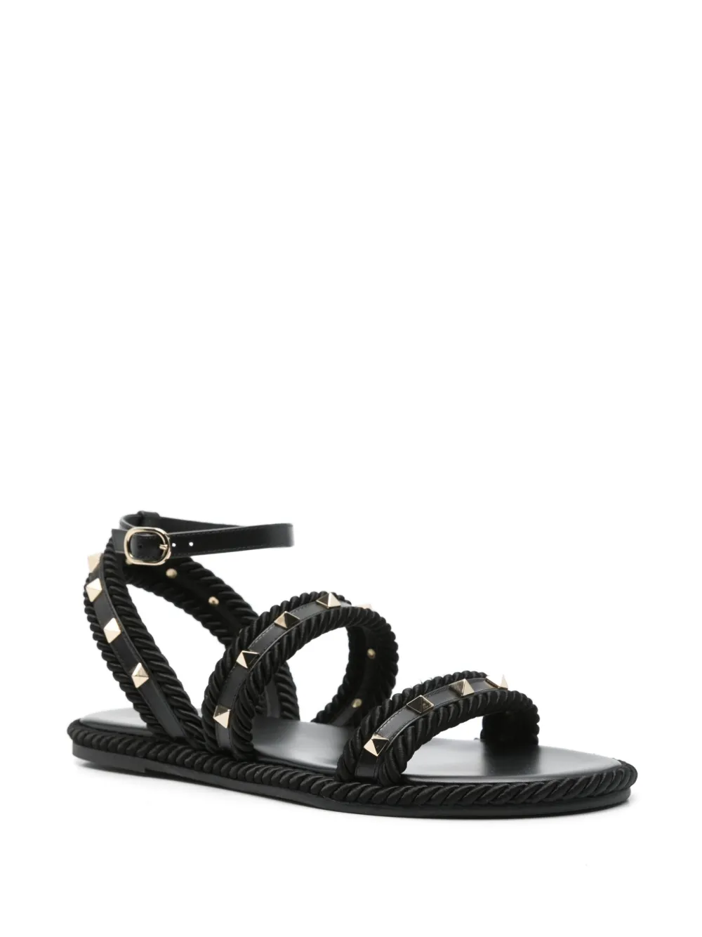 Valentino Garavani Rockstud sandalen - Zwart