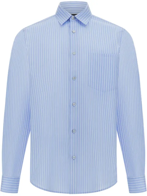 Boggi Milano camisa con rayas estampadas