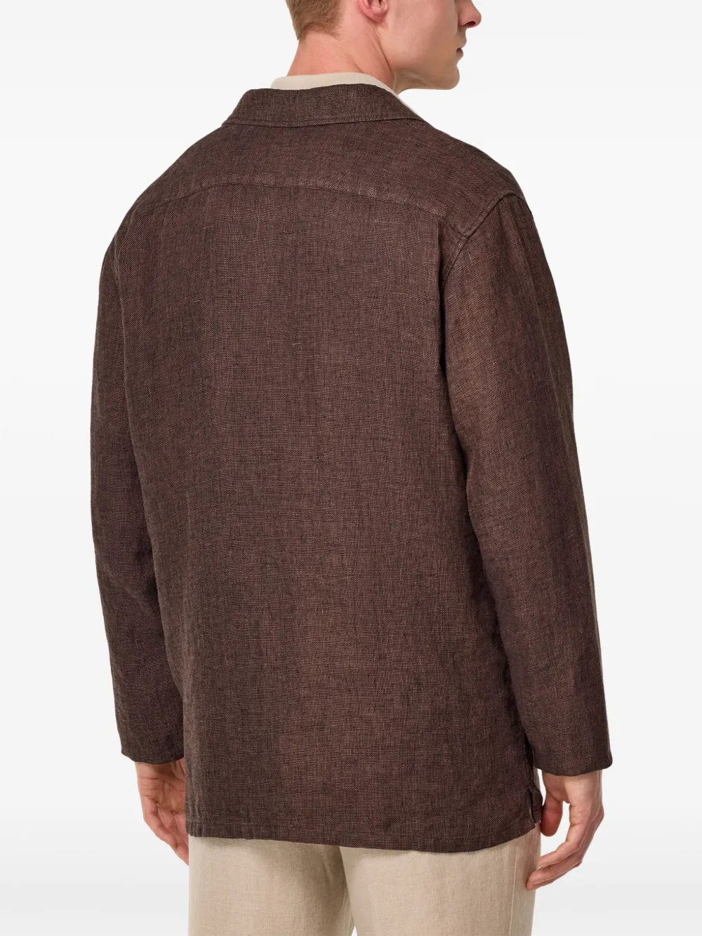 Boggi Milano Bond shirtjack Bruin