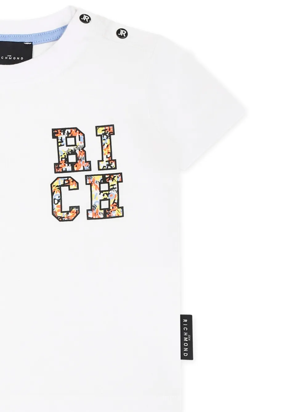 John Richmond Junior Shorts met logoprint Wit