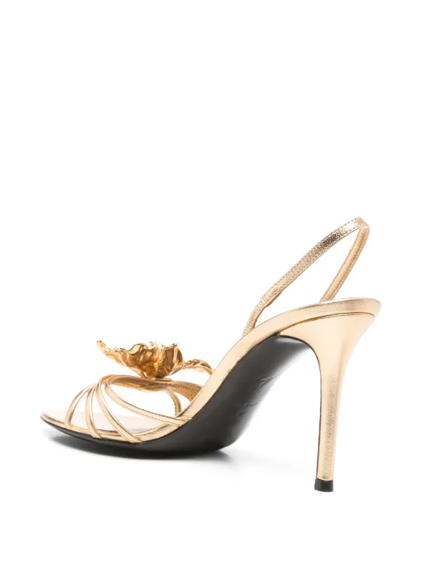 GIUSEPPEZANOTTI GOLD BIJOUX SANDAL新品未使用 Giuseppe Zanotti 90mm Orchid Sandals | Gold | FARFETCH