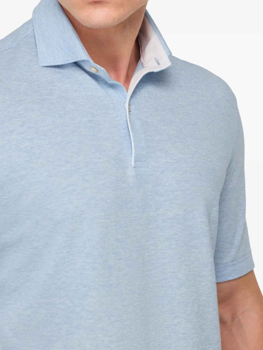 Boggi Milano Effen poloshirt Blauw