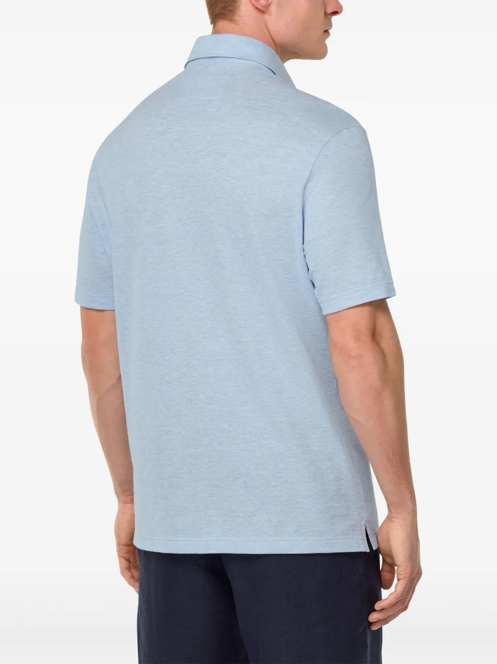 Boggi Milano Effen poloshirt Blauw
