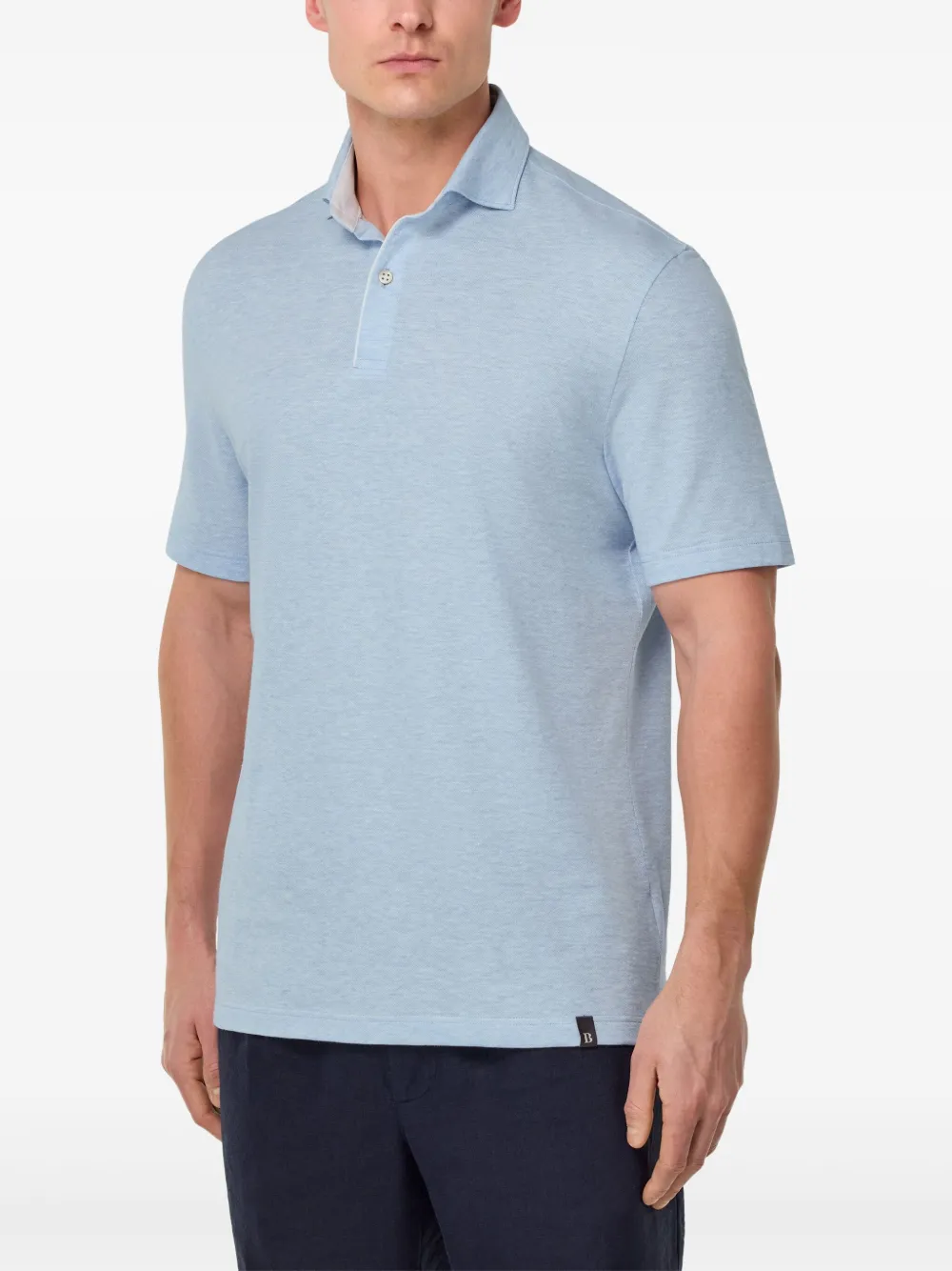 Boggi Milano Effen poloshirt Blauw
