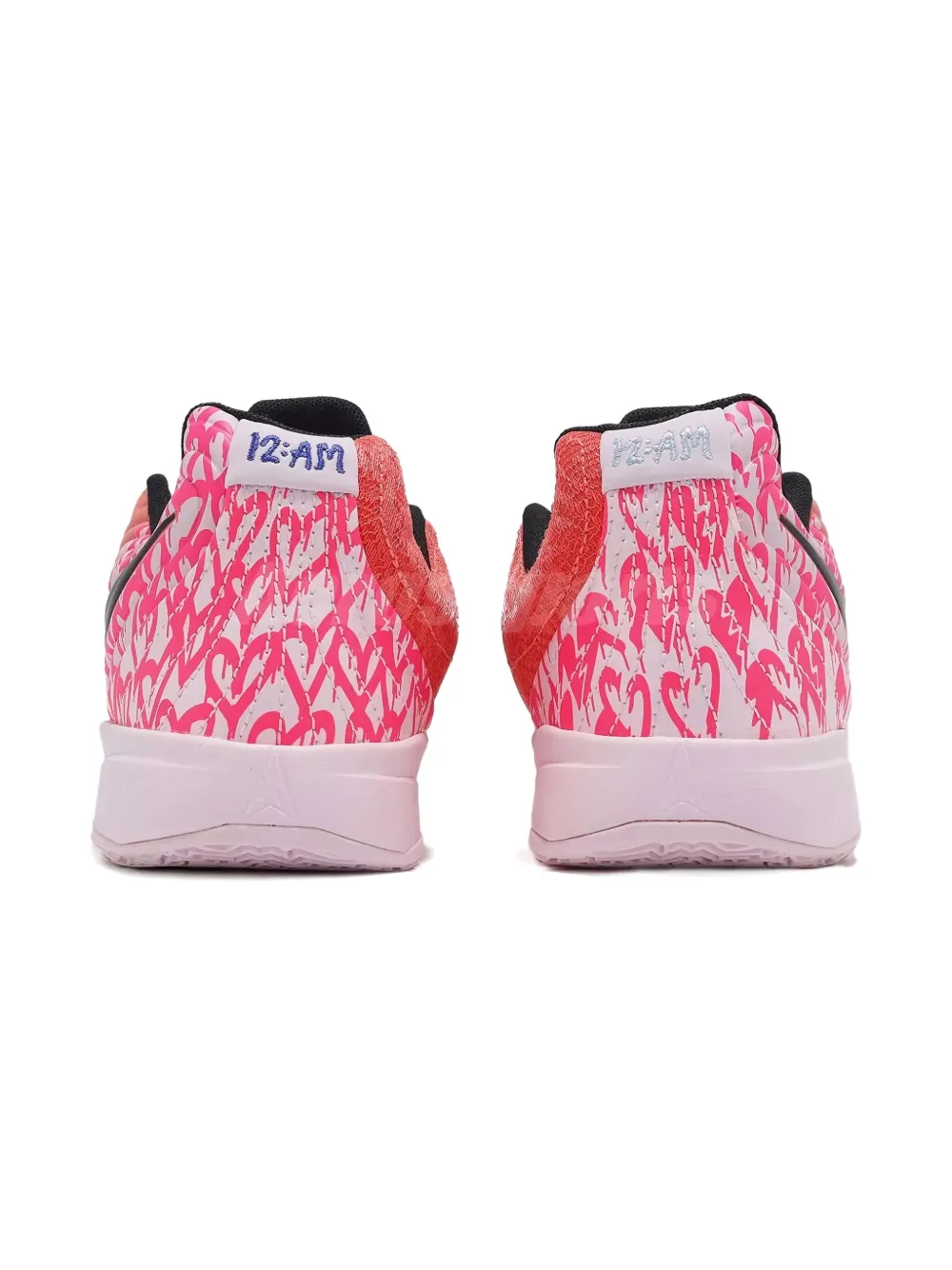 Nike Kids Ja 2 Heart Eyes "Magic Ember Iron Grey Pink Foam Deep Night Black Hyper Pink" sneakers