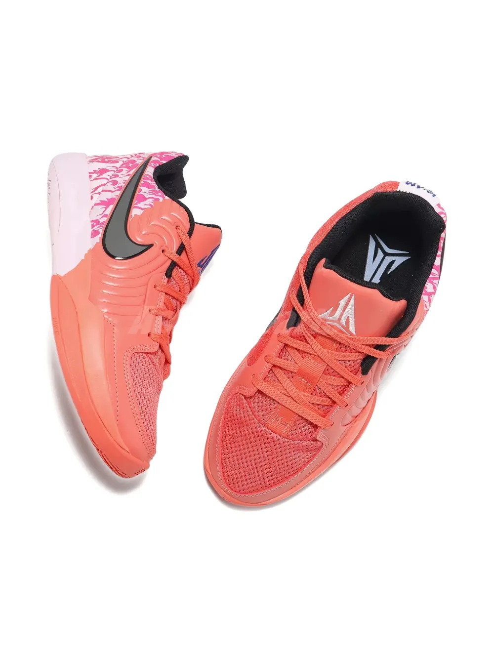 Nike Kids Ja 2 Heart Eyes "Magic Ember Iron Grey Pink Foam Deep Night Black Hyper Pink" sneakers
