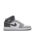 Jordan Kids Jordan 1 Mid ""White/Medium Cool Grey"" sneakers
