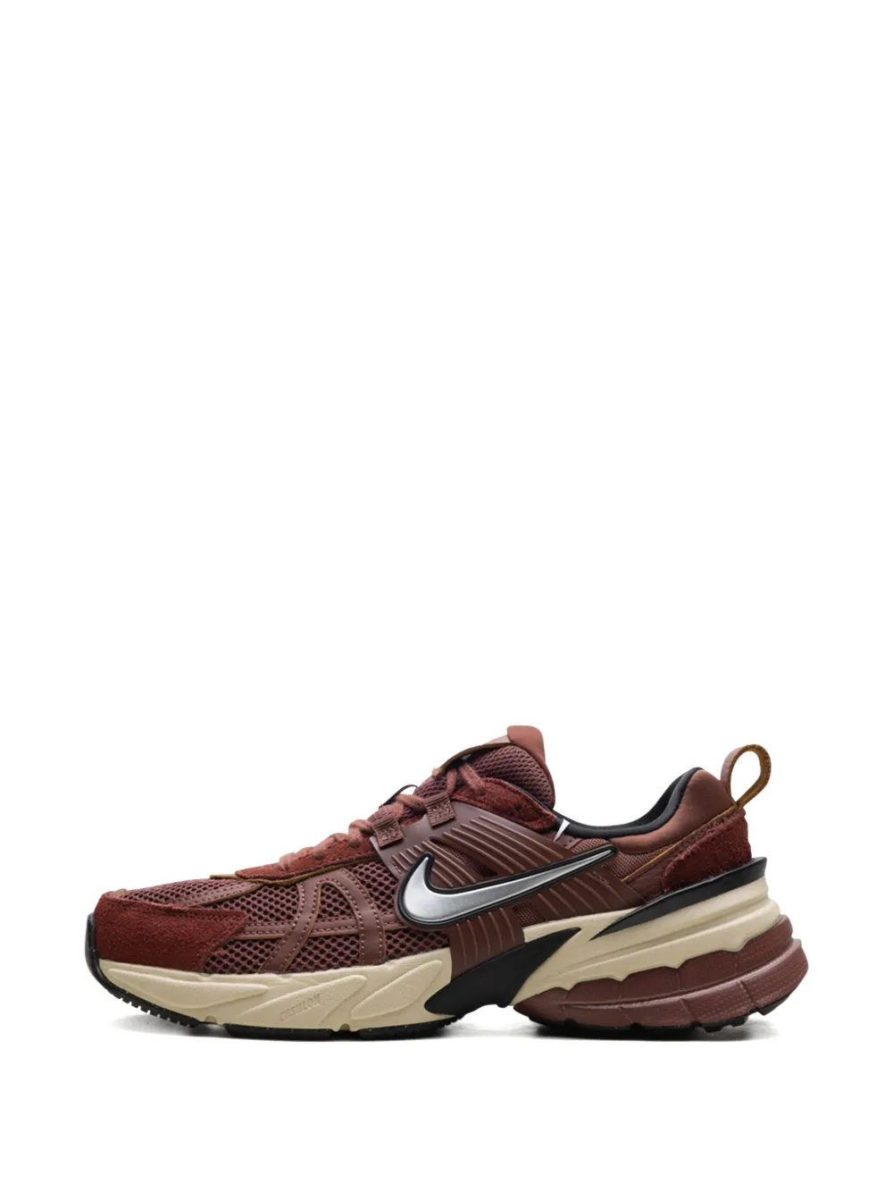 Nike V2K Run Pony WMNS "Red Sepia Dark Pony Black Chrome" sneakers Brown