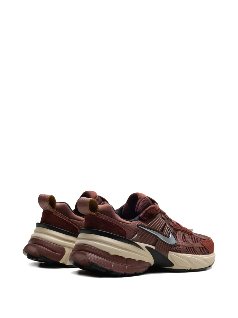 Nike V2K Run Pony WMNS "Red Sepia Dark Pony Black Chrome" sneakers Brown